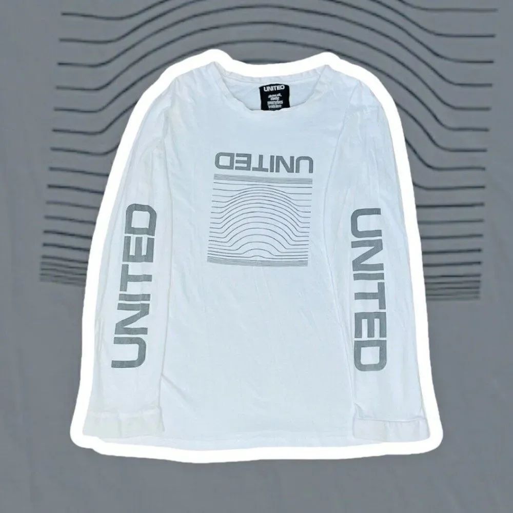 RARE Hillsong United The People Tour 2019 Long Sleeve T Shirt MED White Concert
